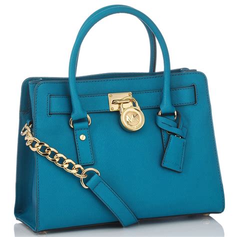 michael kors turquoise handbag